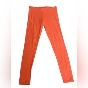 H&M Divided Women’s Vibrant Orange Leggings. Size: Large.